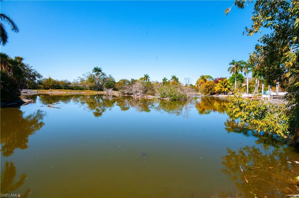 LAKE IN BACK OF PROPERTY