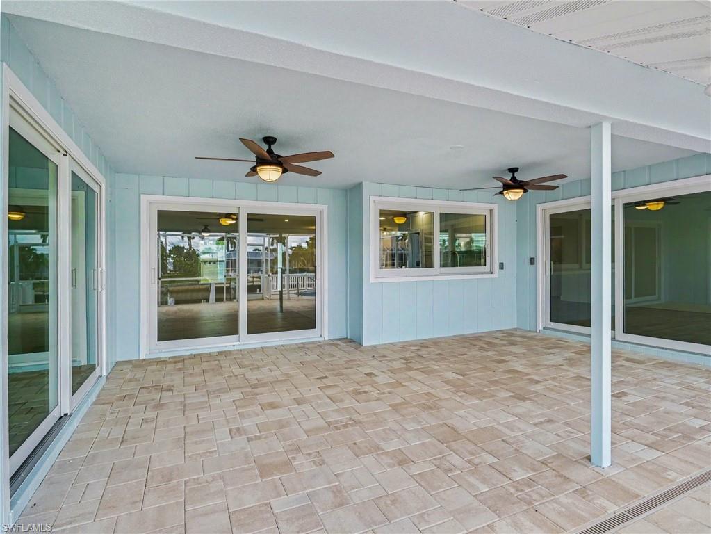 Back lanai area has 20 x 14 feet of extended under roof living space