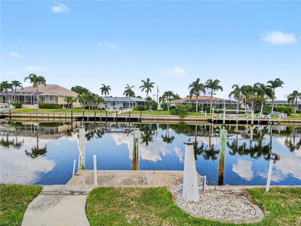 Wide canal views with dock and space for your boat! Your boating lifestyle starts immediately!