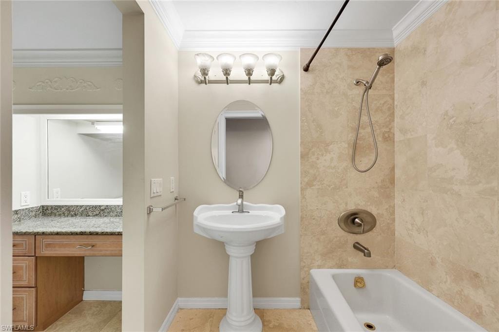 Bathroom #2 - Featuring a Shower/Tub Combo and Vanity