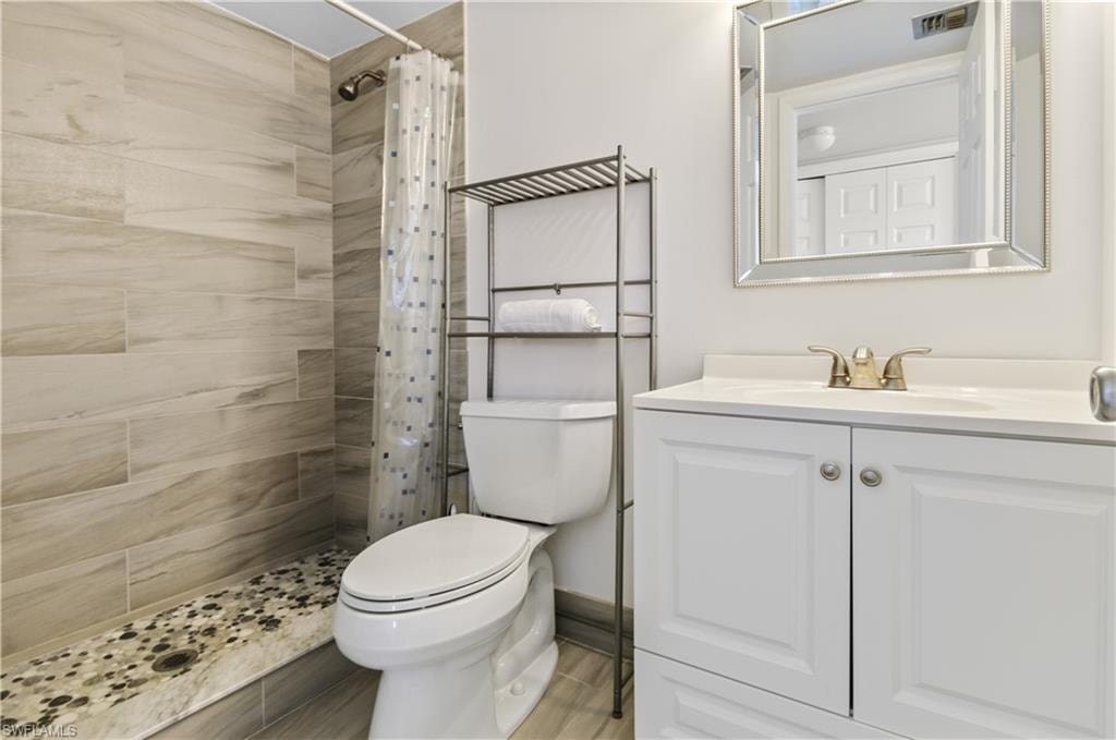 Renovated master bathroom