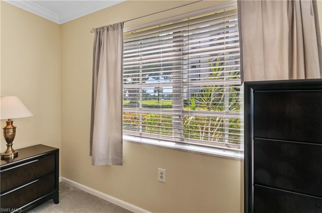 View of golf course from master bedroom.