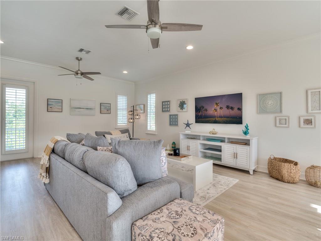 Open and spacious living room