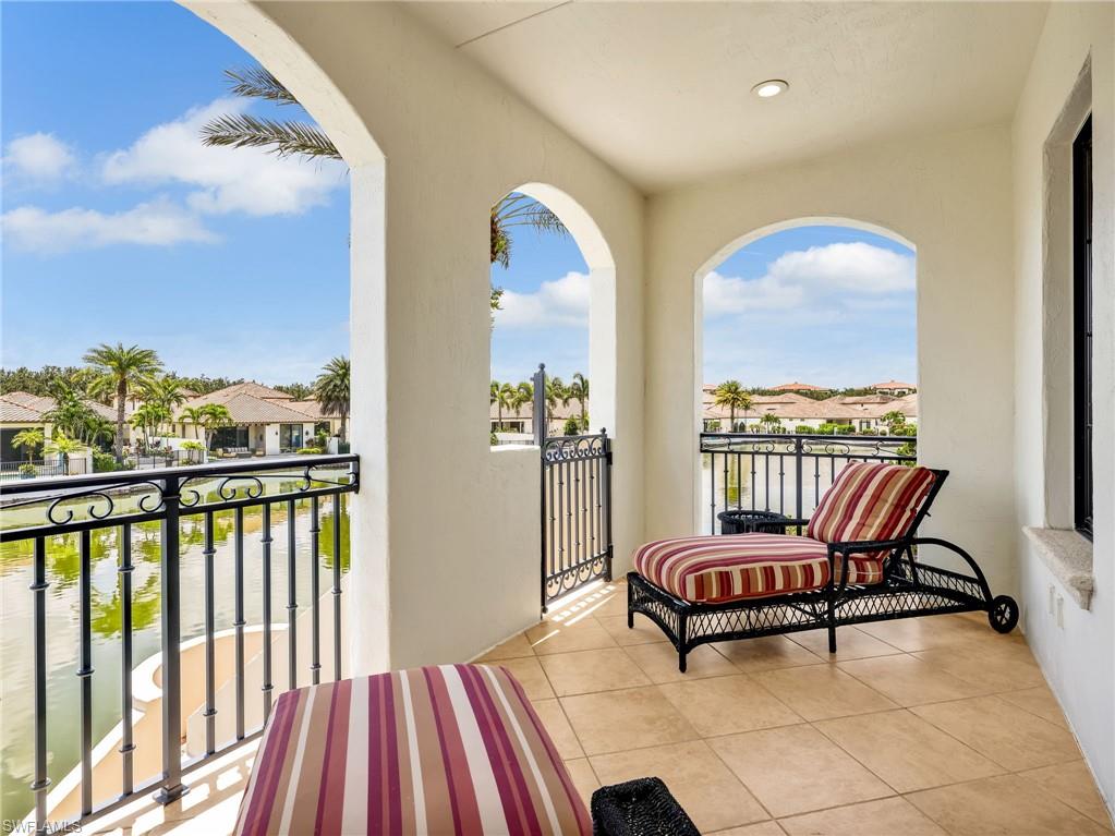 Main Level Balcony Outside The Dining room with serene lake views