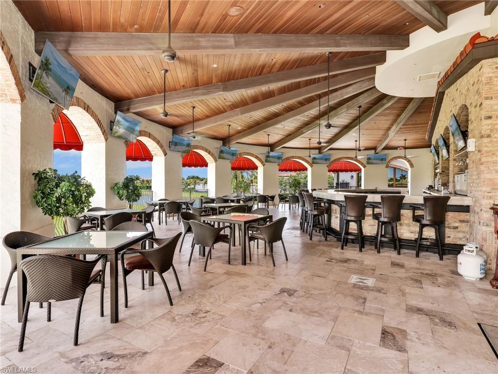 The Retundah- Outdoor bar which overlooks the 18th green for viewing events.