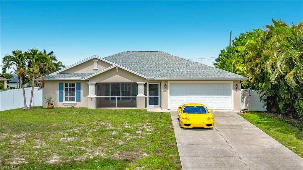 Front house on oversized corner lot