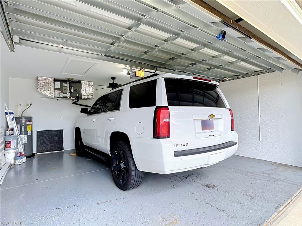 2 car garage with hurricane proof garage door