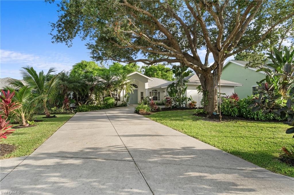 Concrete driveway