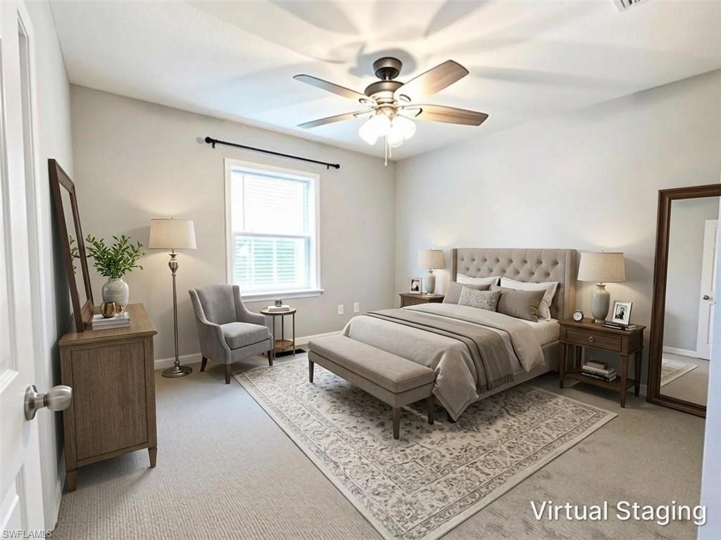 Guest Room 2; Virtually Staged layout 2