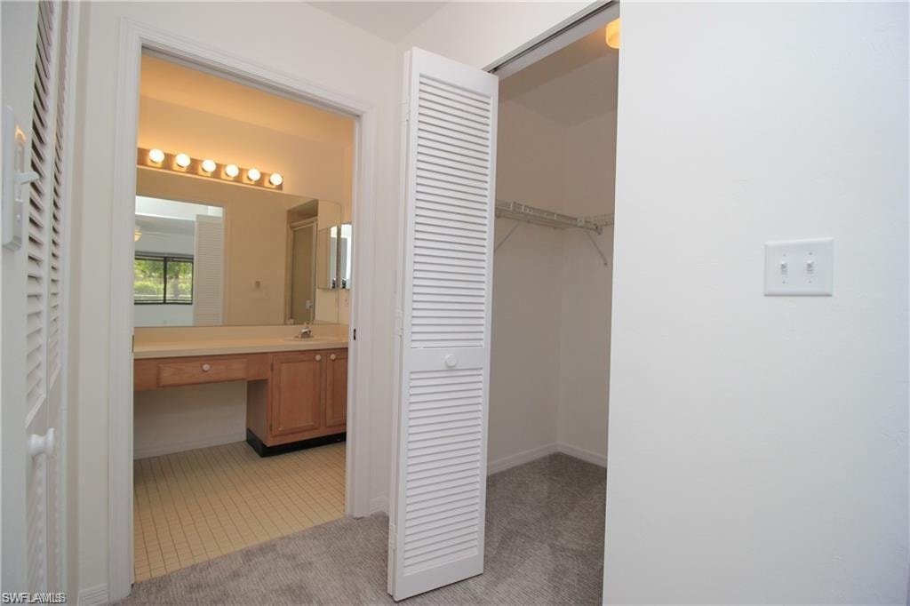 Closet with sink