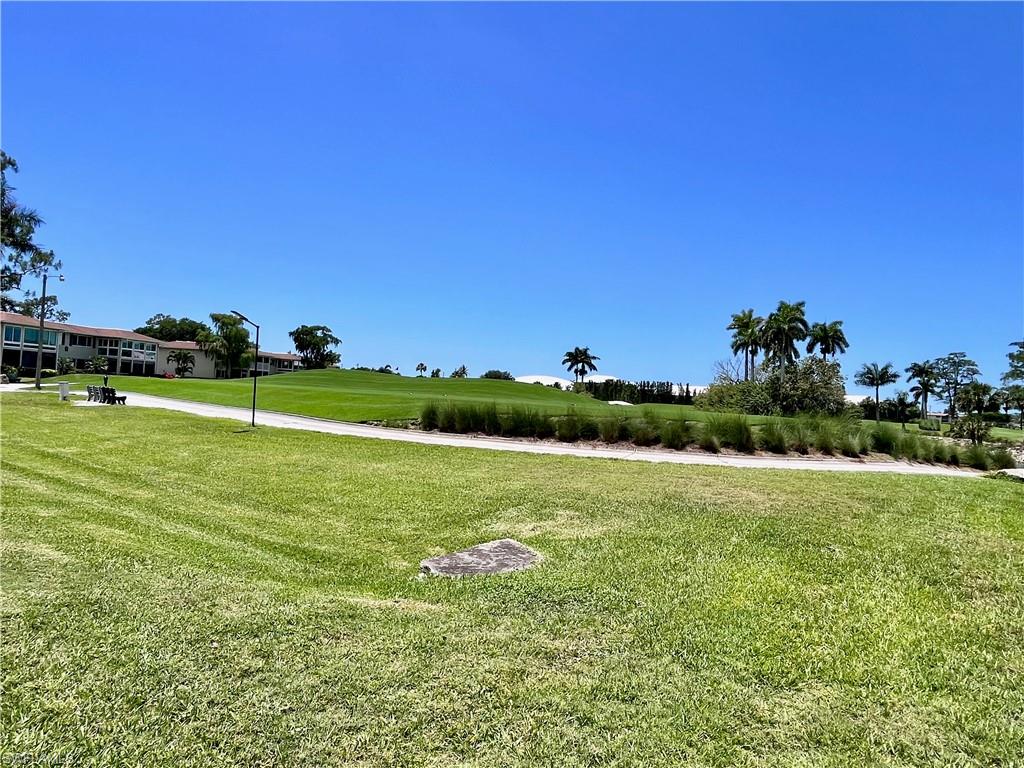 Back of the unit facing the golf course