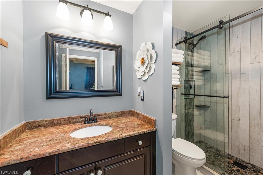 Private guest bathroom