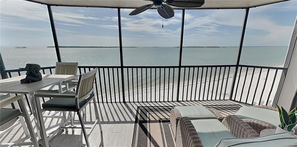 View from private balcony