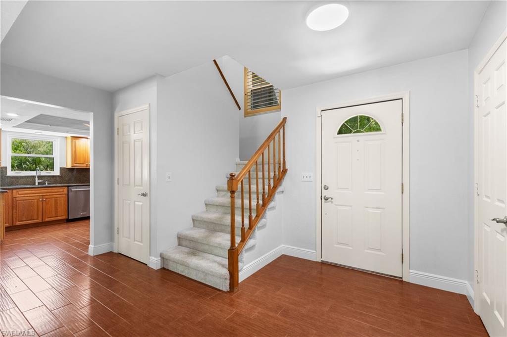Main entrance and 2nd floor access