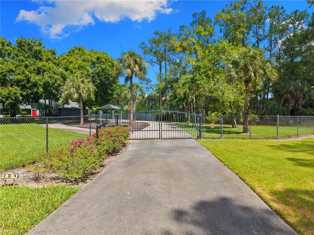 Gated entrance