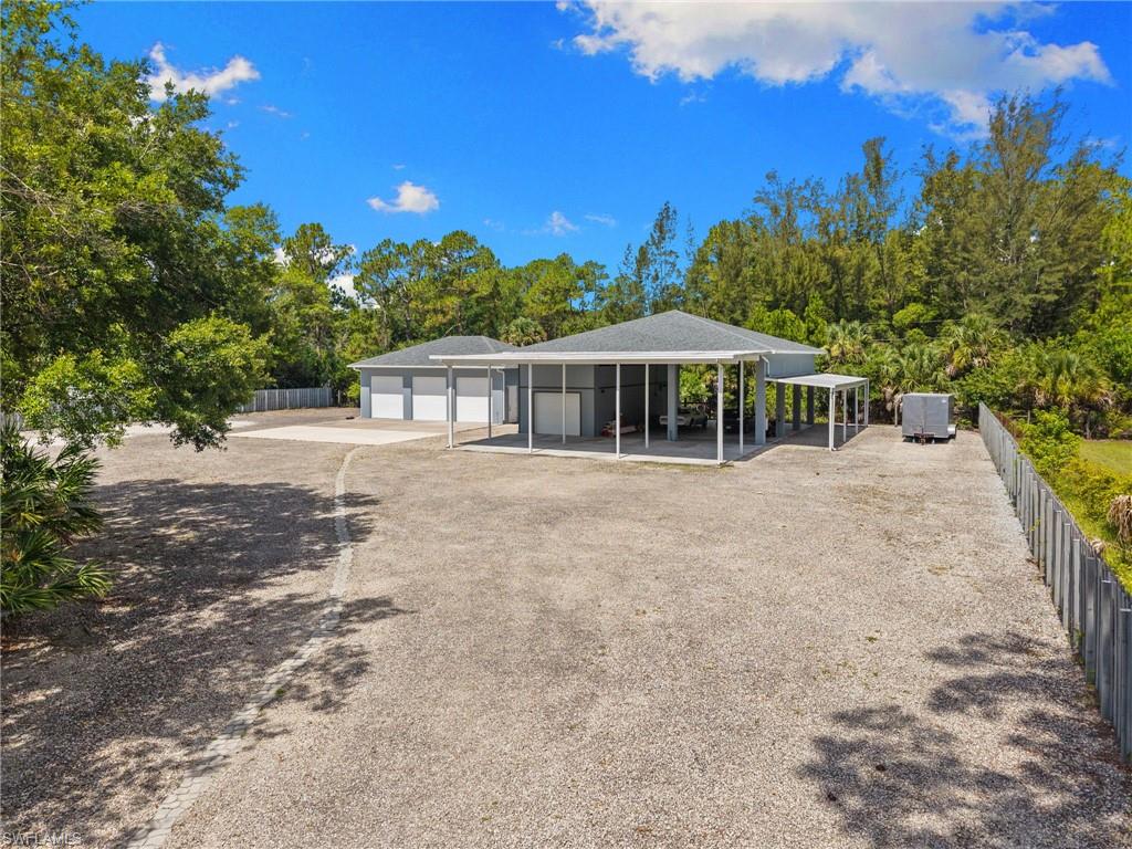 Garages, RV pads and workshop
