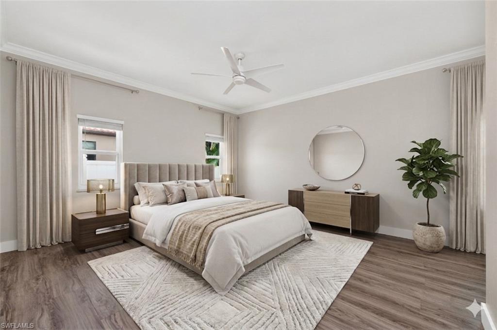 Virtually staged to show potential room layout!