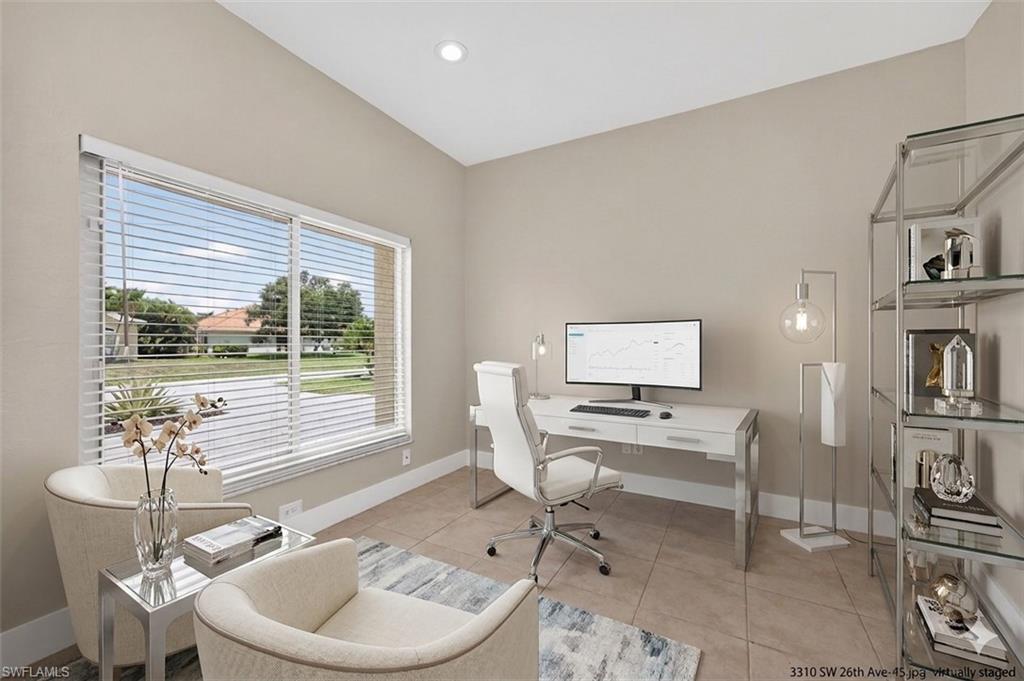 Virtually staged to show potential room layout!
