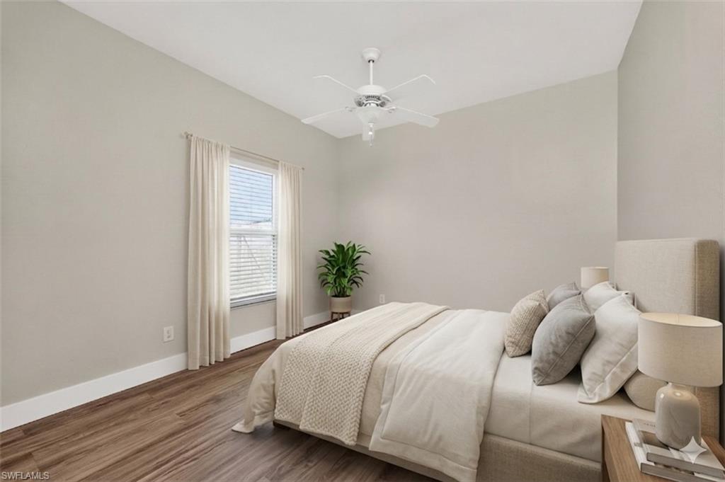 Virtually staged to show potential room layout!