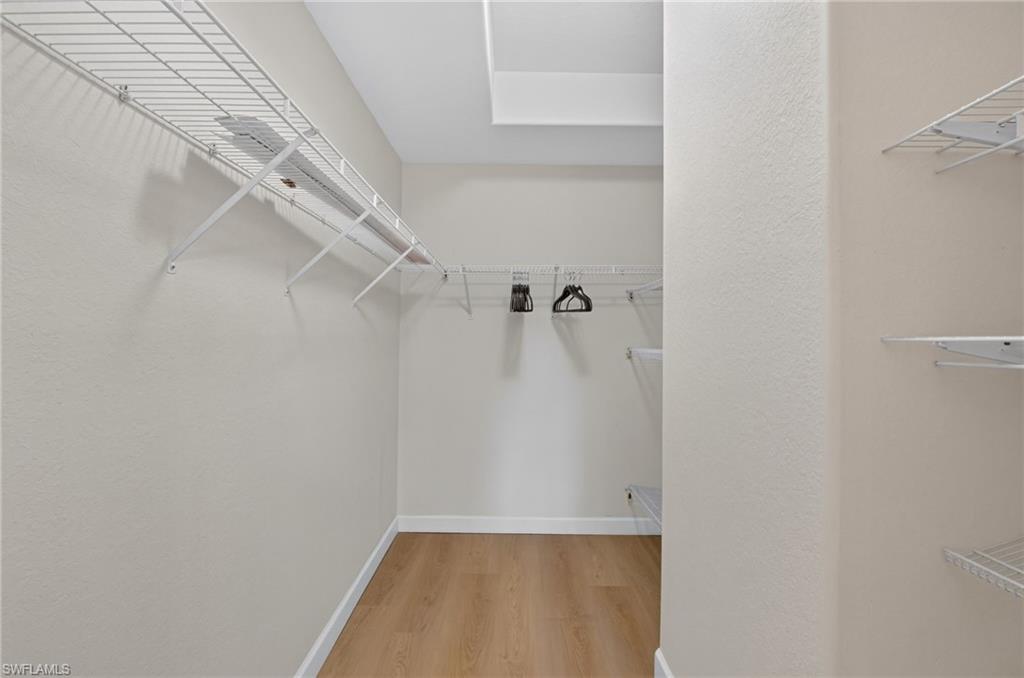 Primary closet