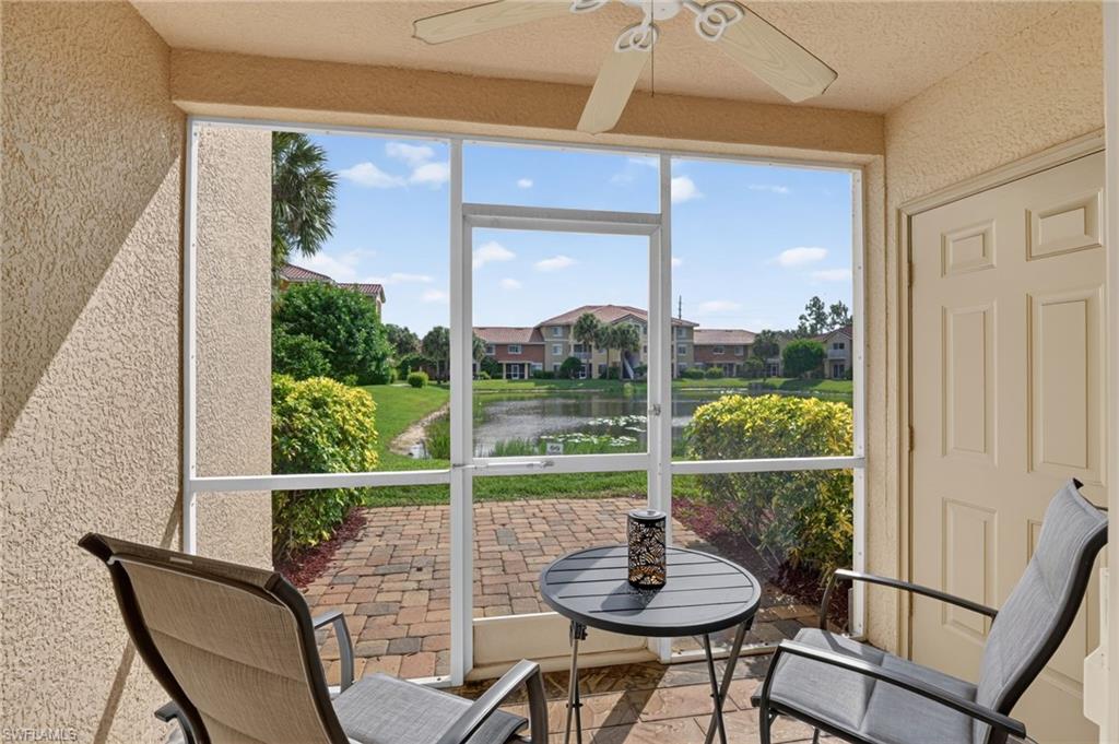 Private lanai off of the primary bedroom