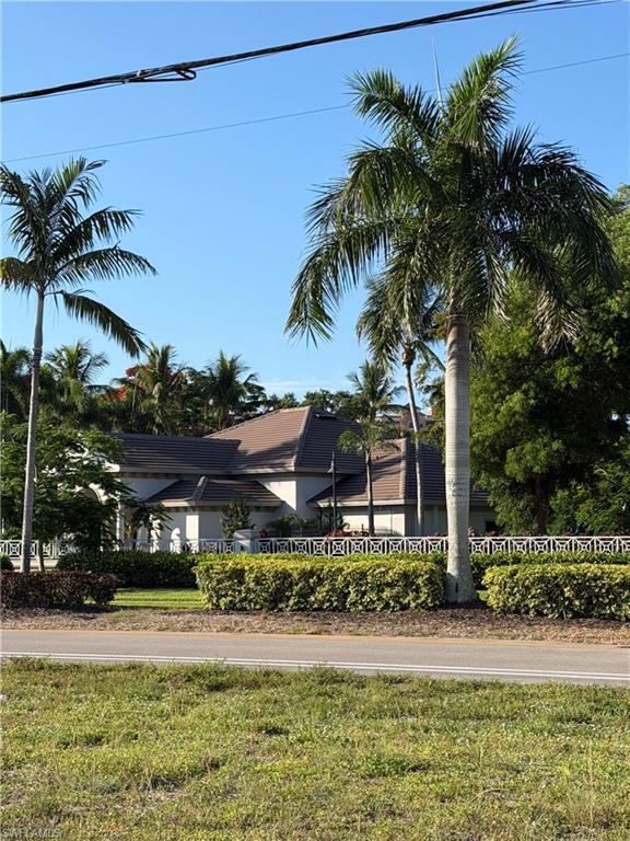 VIEW ACROSS THE STREET FROM THE LOT