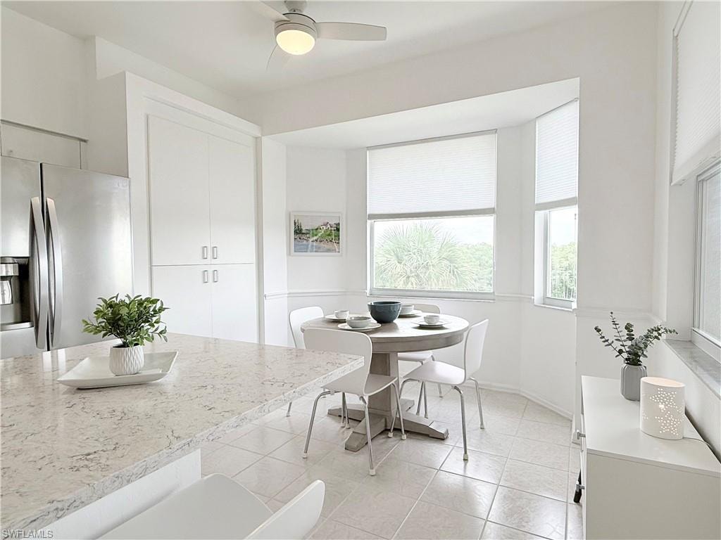 Eat in with custom pantry and bay window