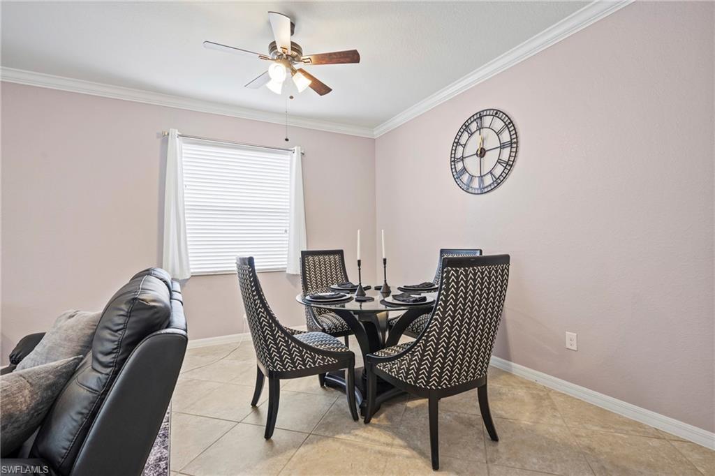 Nice neautral tile throughout main living areas