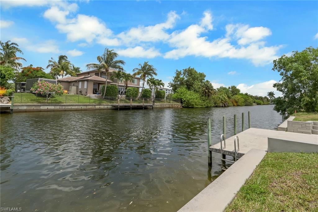 cement dock on gulf access canal