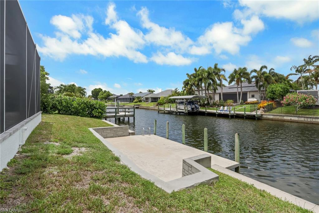 Cement dock on gulf access canal