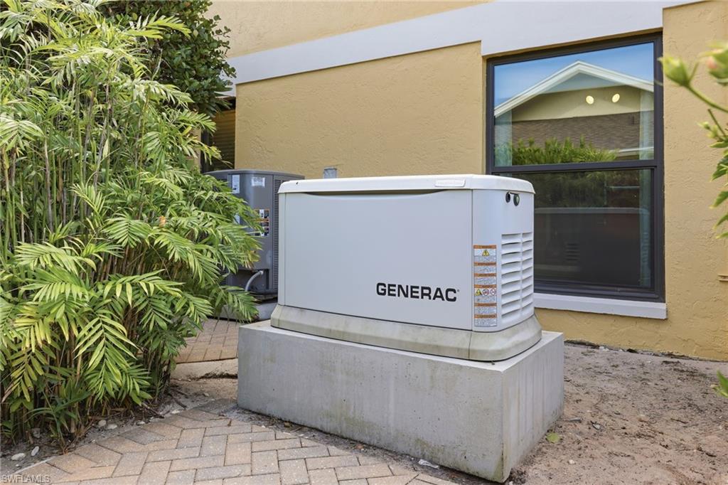 Whole-home Generac generator for backup power during storms, paired with impact windows, doors, and skylights