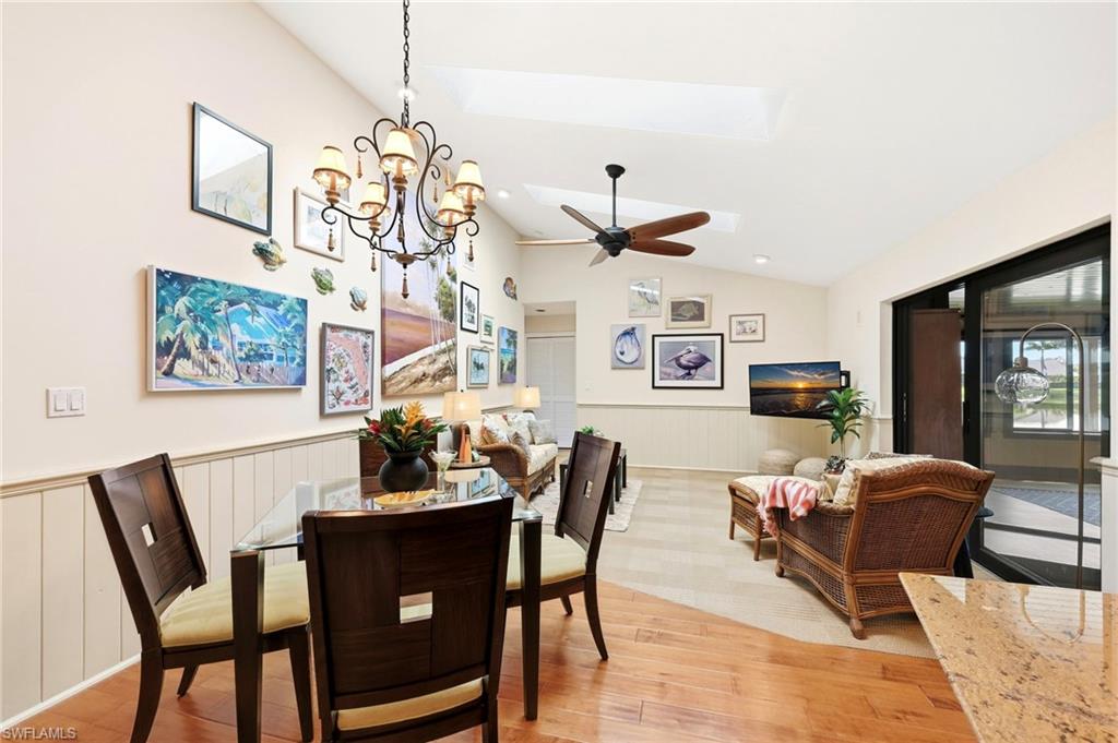 Breakfast nook with open connection to kitchen and gathering room, supporting flexible layout and casual dining