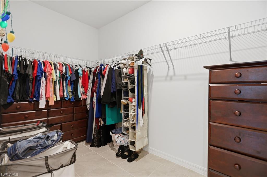 Master bedroom closet