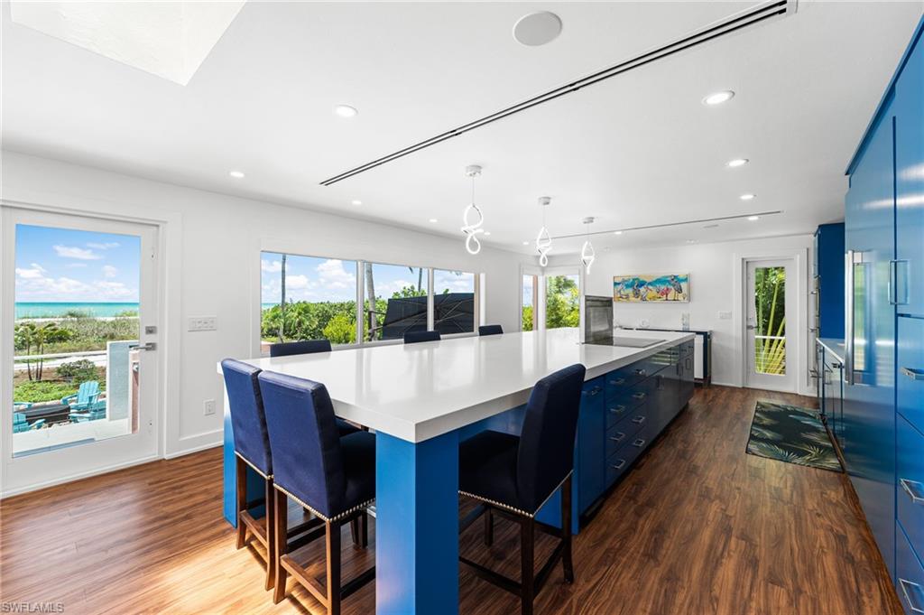 Premium Thermador appliances and abundant workspace for entertaining.