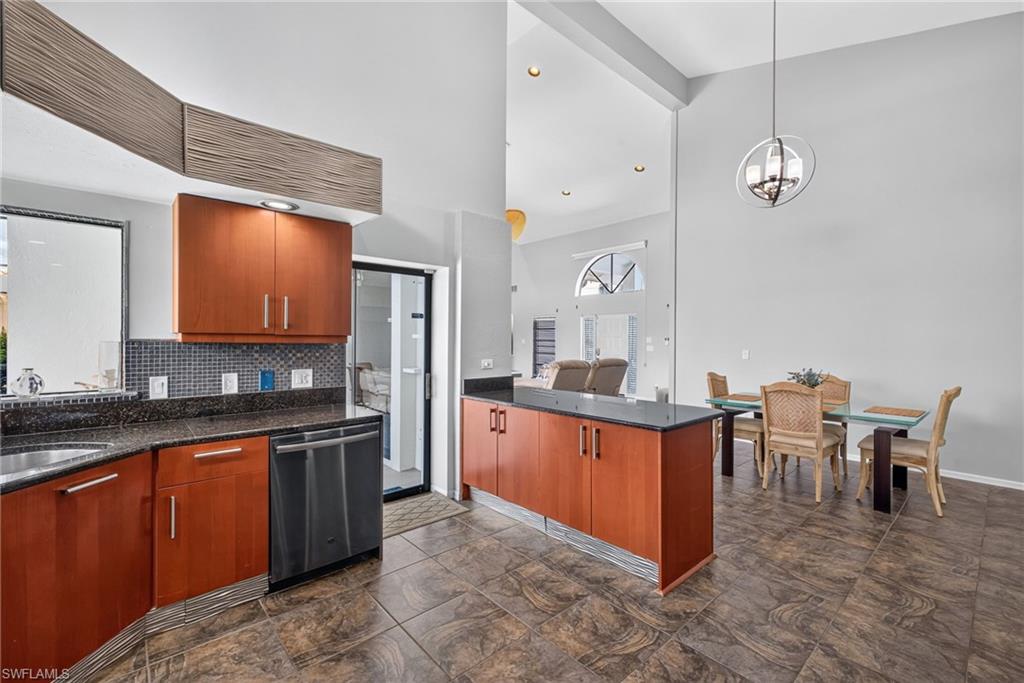 Large open kitchen