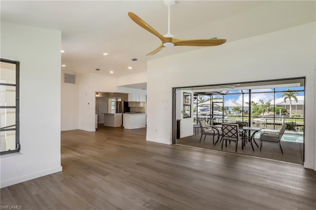 Spacious living area with seamless flow to the outdoor entertaining space