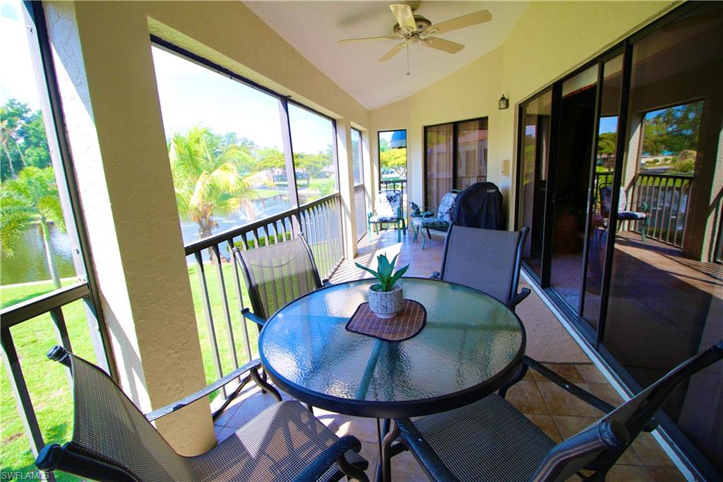 large screened lanai