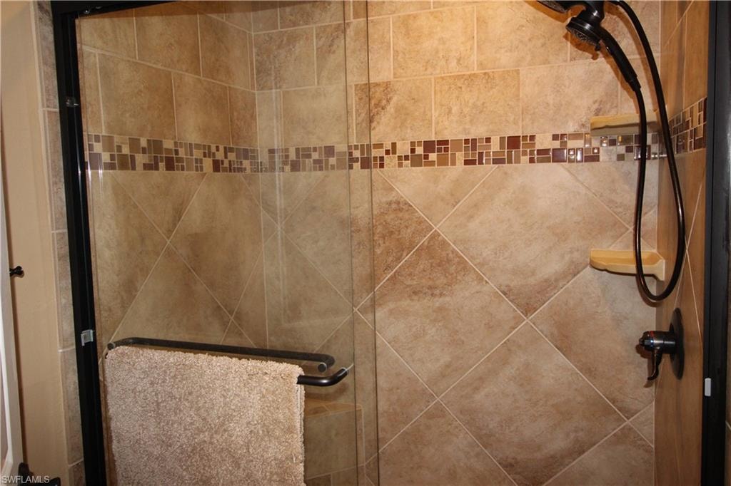 Walk in shower in masterbath