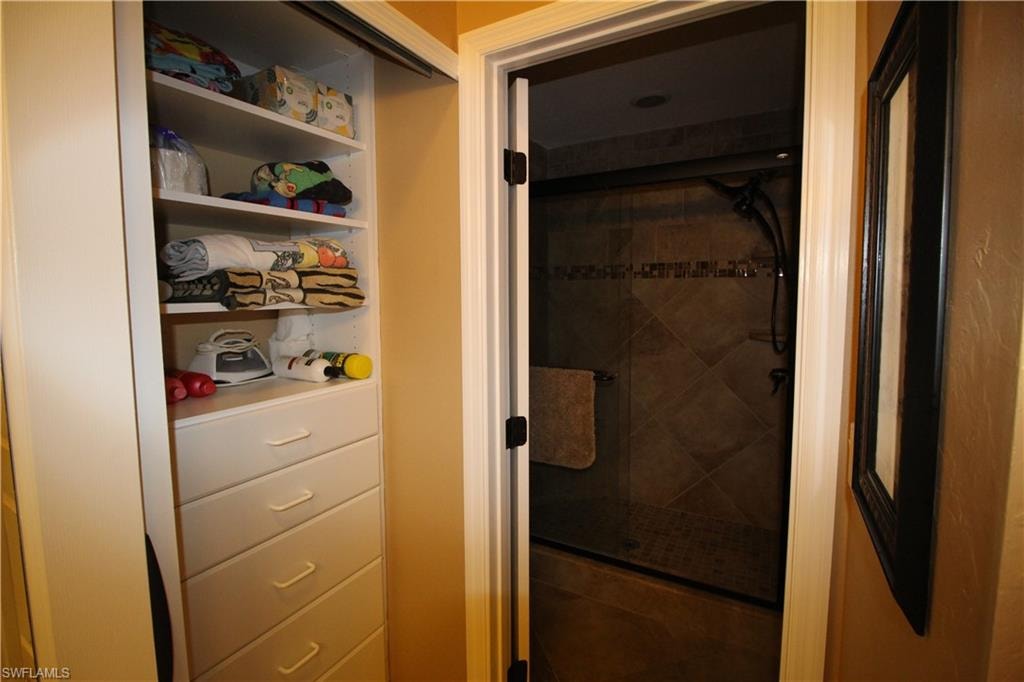 One of two closets in master
