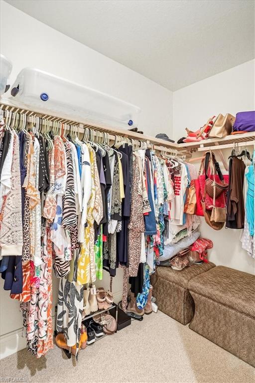 two large closets