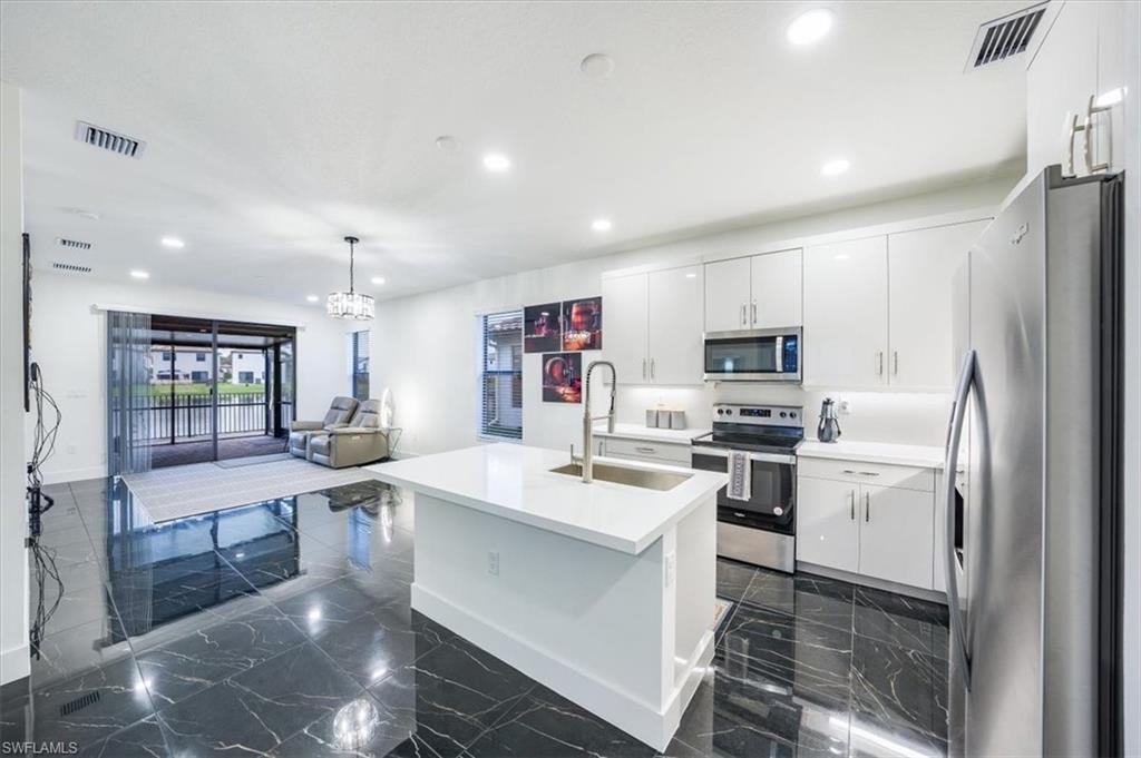 Kitchen & Living Room