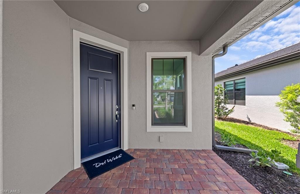 Exterior of actual home.