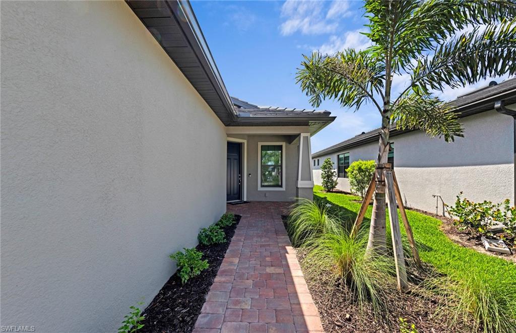 Exterior of actual home.