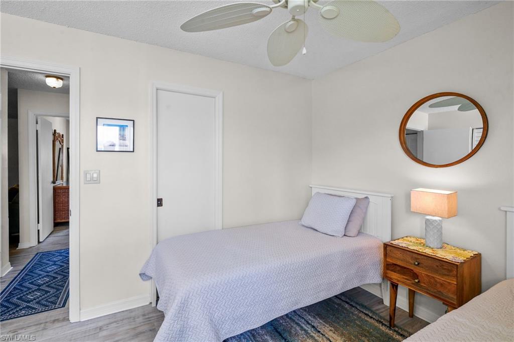 Bedroom #2 - Guest Bedroom with door to bathroom.