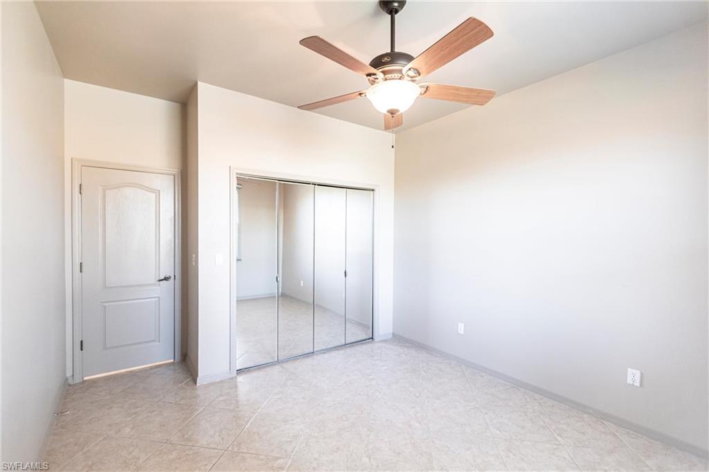 Both guest closets feature custom built-ins and mirrors for extra spacious look and folding doors.