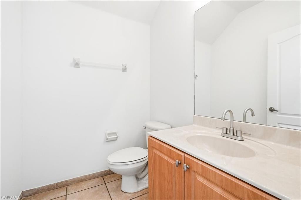 Powder room on first floor