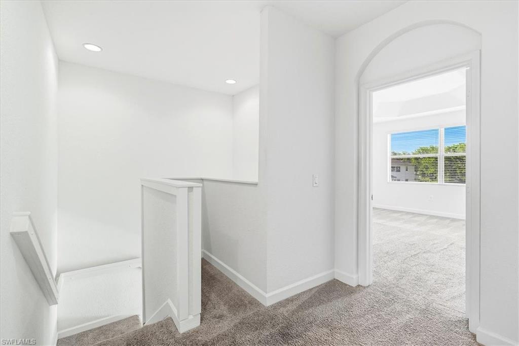 Upper level landing