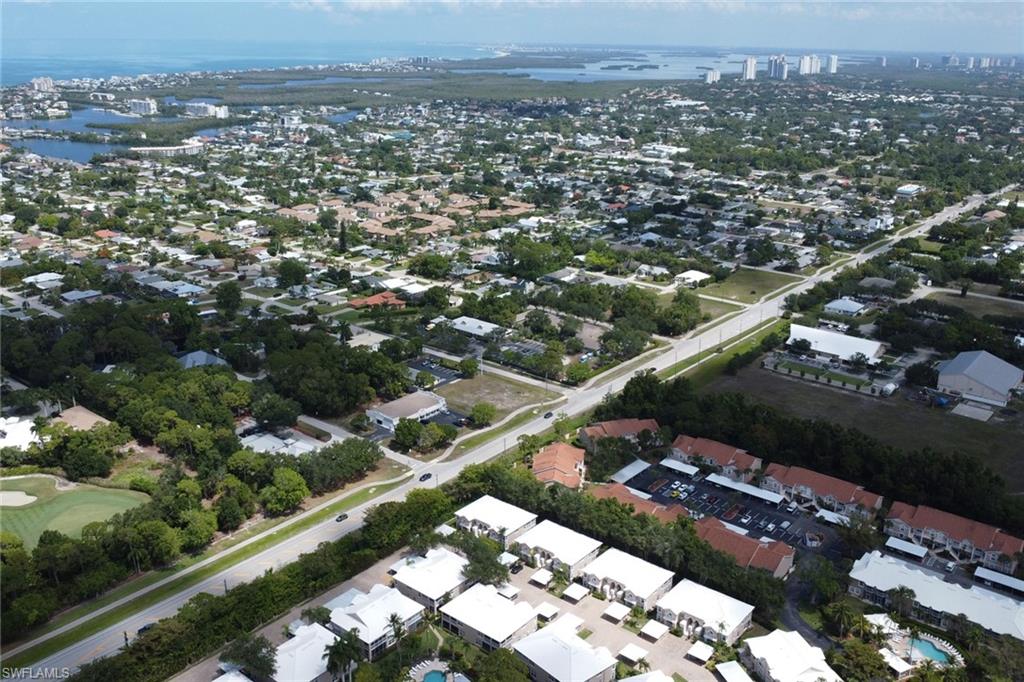 Aerial view of Vanderbilt Dr and surrounding area