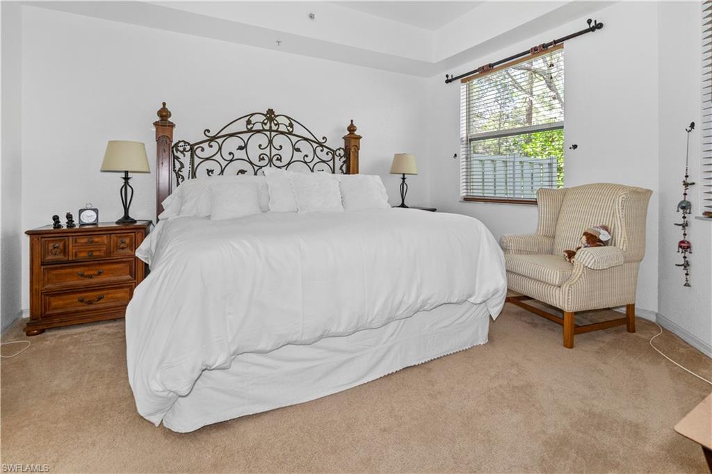Bedroom featuring carpet flooring