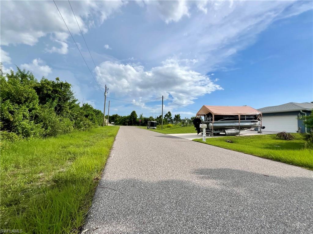 View of asphalt street